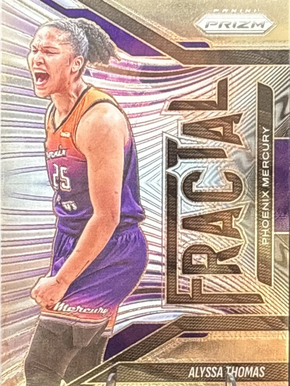 Panini Prizm Alyssa Thomas Basketball Trading Card - Fractal